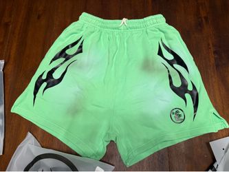 Hellstar Green 🔥 shorts (Sz Medium OS- NWT +NFC)