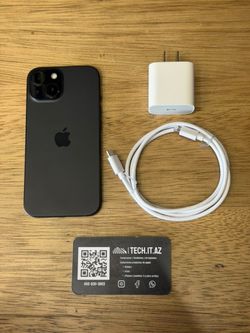 📱 iPhone 15 | 128GB | Black | Cricket Only | Hablo Español 