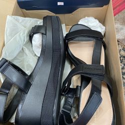 Cole Haan Ayer Platform Wedge Sandals 