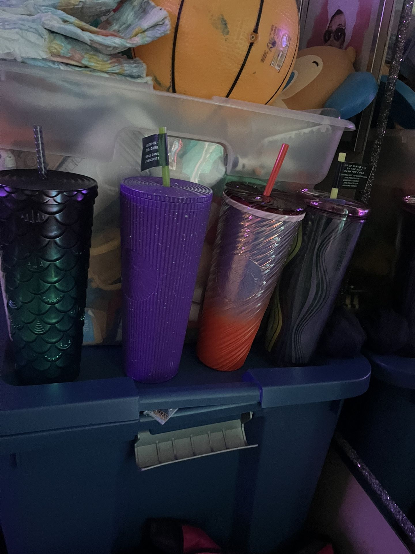 Starbucks Cups and Coffee