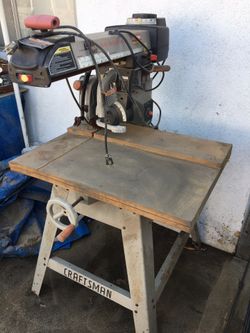 Radial Saw 10" Craftsman