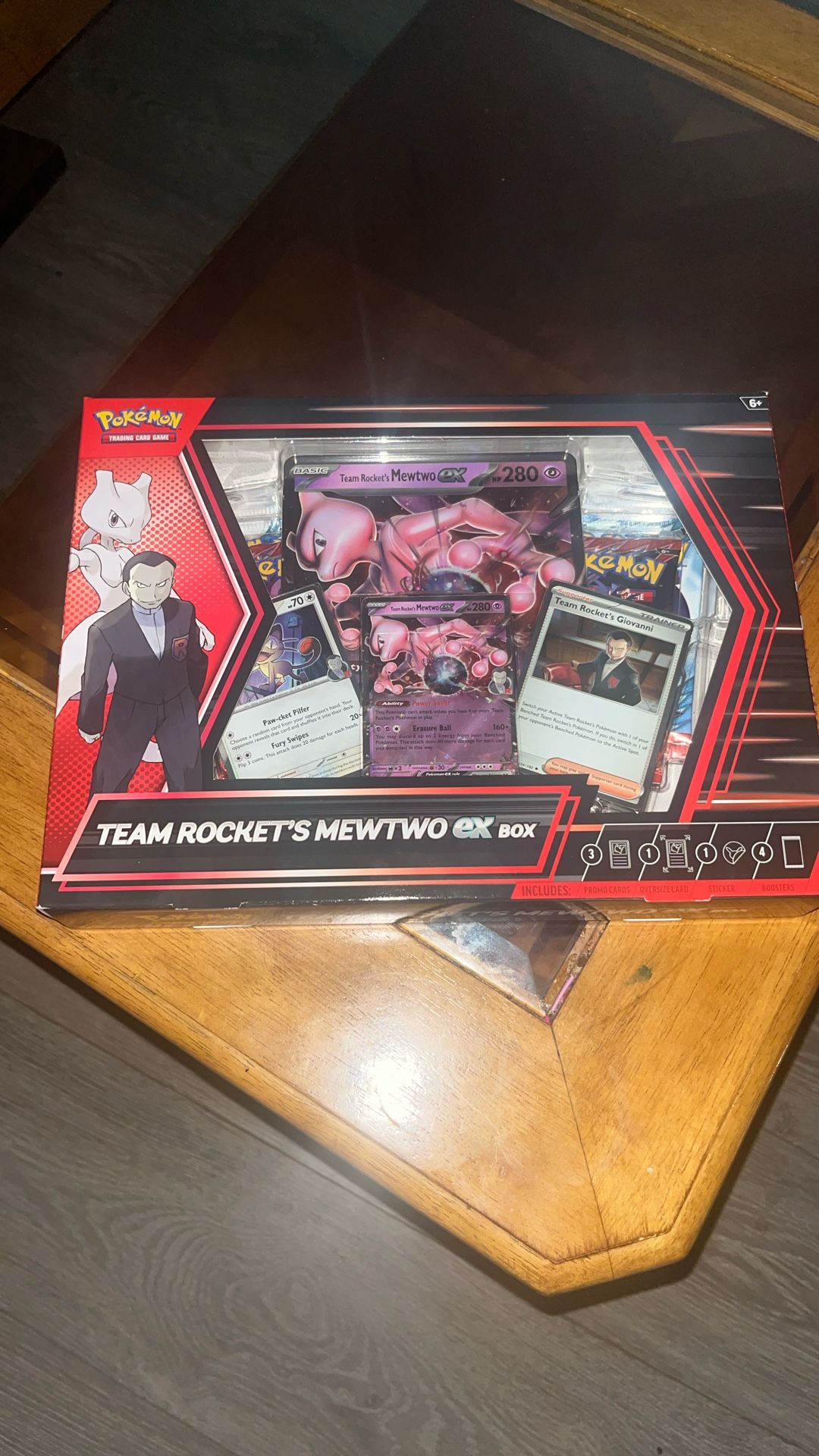 Team Rocket’s Mewtwo Ex Box