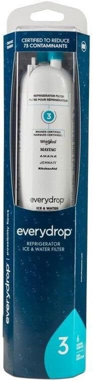 everydrop® by Whirlpool Ice and Water Refrigerator Filter 3, EDR3RXD1, Single-Pack