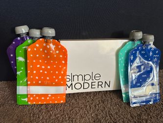 Simple modern reusable pouches