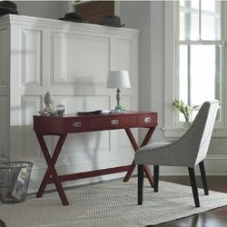 Burgundy Desk Like New