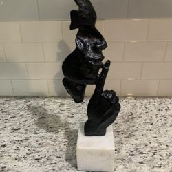 Salvador Dali Tribute “silence” Figurine Sculpture