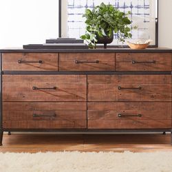 Pottery Barn Juno Reclaimed Wood 7-Drawer Dresser 
