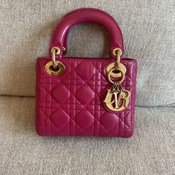 lady dior fuchsia pink