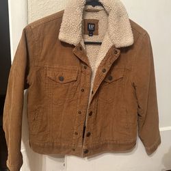 Gap Sherpa-Lined Corduroy Coat