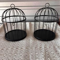 Black Decorative Bird Cages