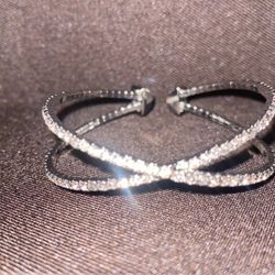Silver Rhinestone Bracelet 