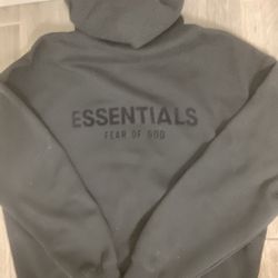 Essential Black Hoodie 