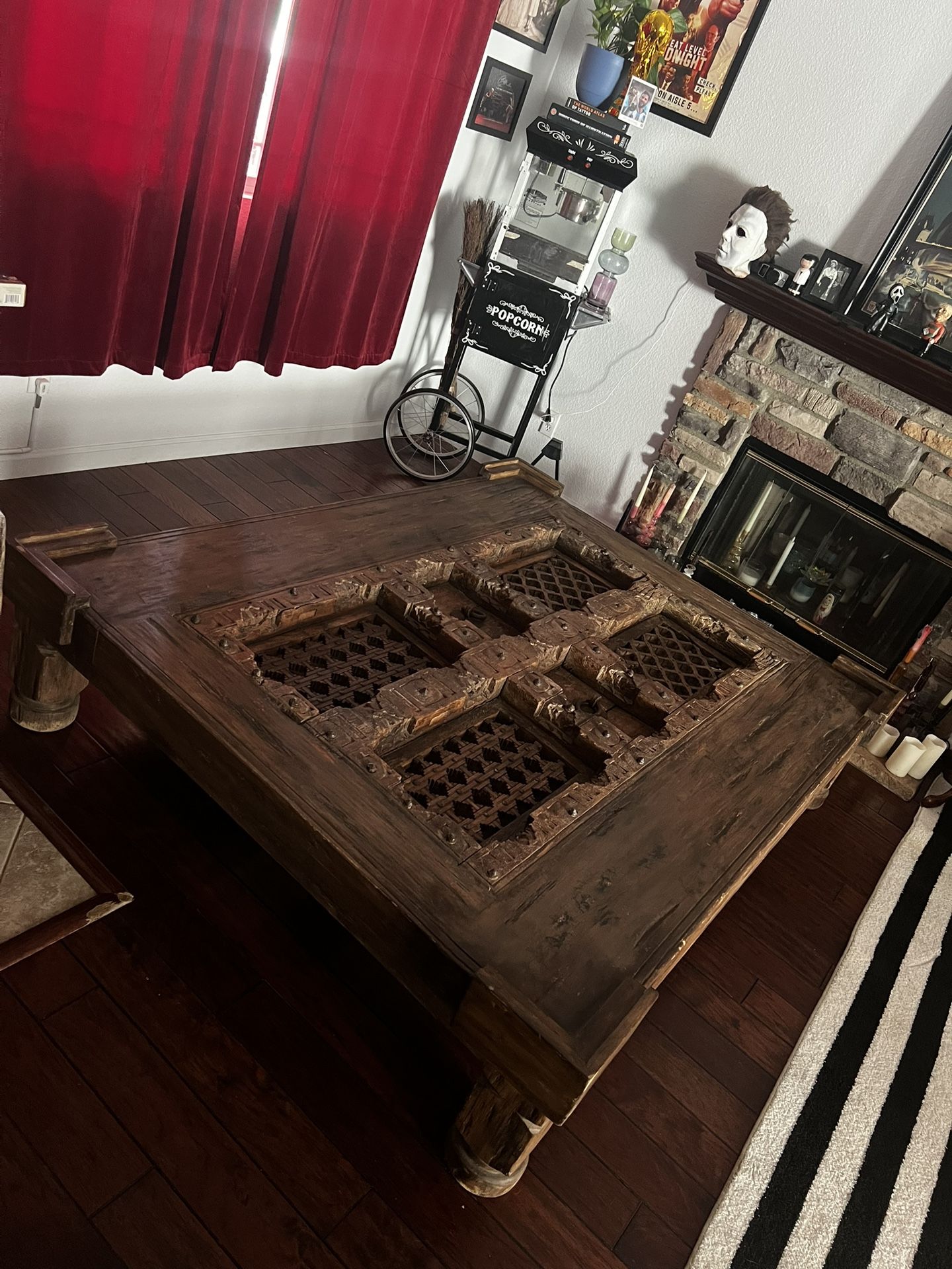 Antique Hand-Carved Table