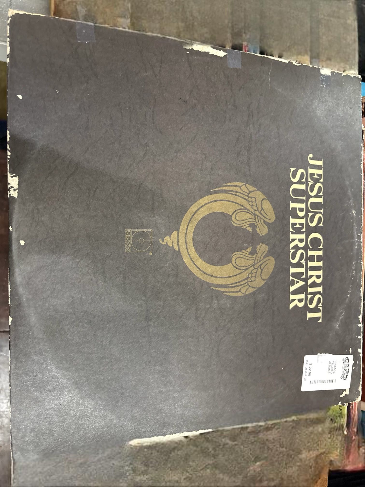 JESUS CHRIST SUPERSTAR 33 RPM RECORD DOUBLE LP