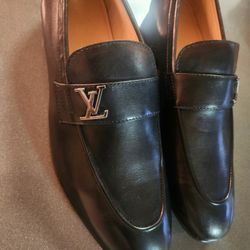 LOUIS VUITTON BLACK LOAFERS