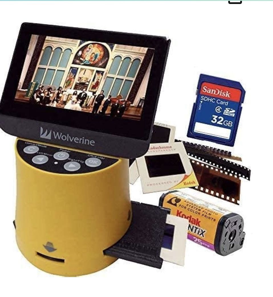 FILM & SLIDES TO DIGITAL CONVERTER/SCANNER*JPEG OUTPUT