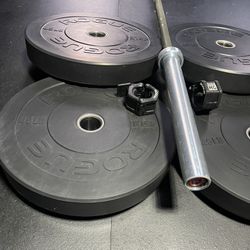 ROQUE BUMPER PLATES AND OHIO BARBELL