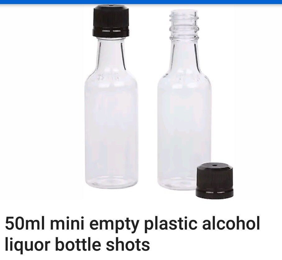 50 ml liquor bottles