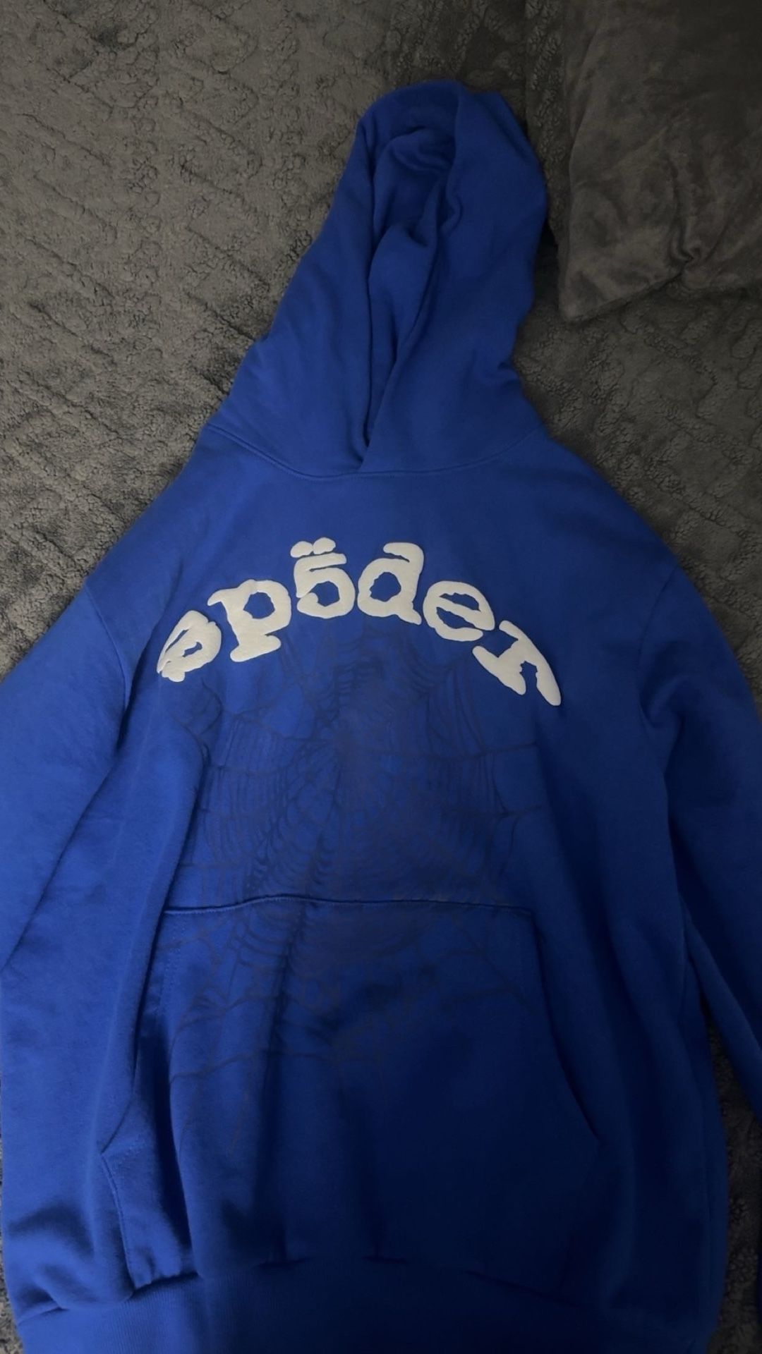 Sp5der Hoodie Blue 