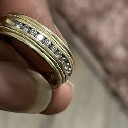 14k Gold and Diamond Ring / Band
