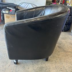 Single Leather Couch