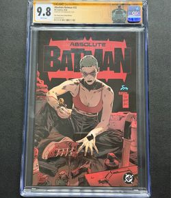 Absolute Batman #22 — CGC Signature Series 9.8, Signed by Seth Mann
