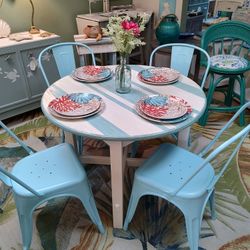 Coastal Dining Table and Chairs