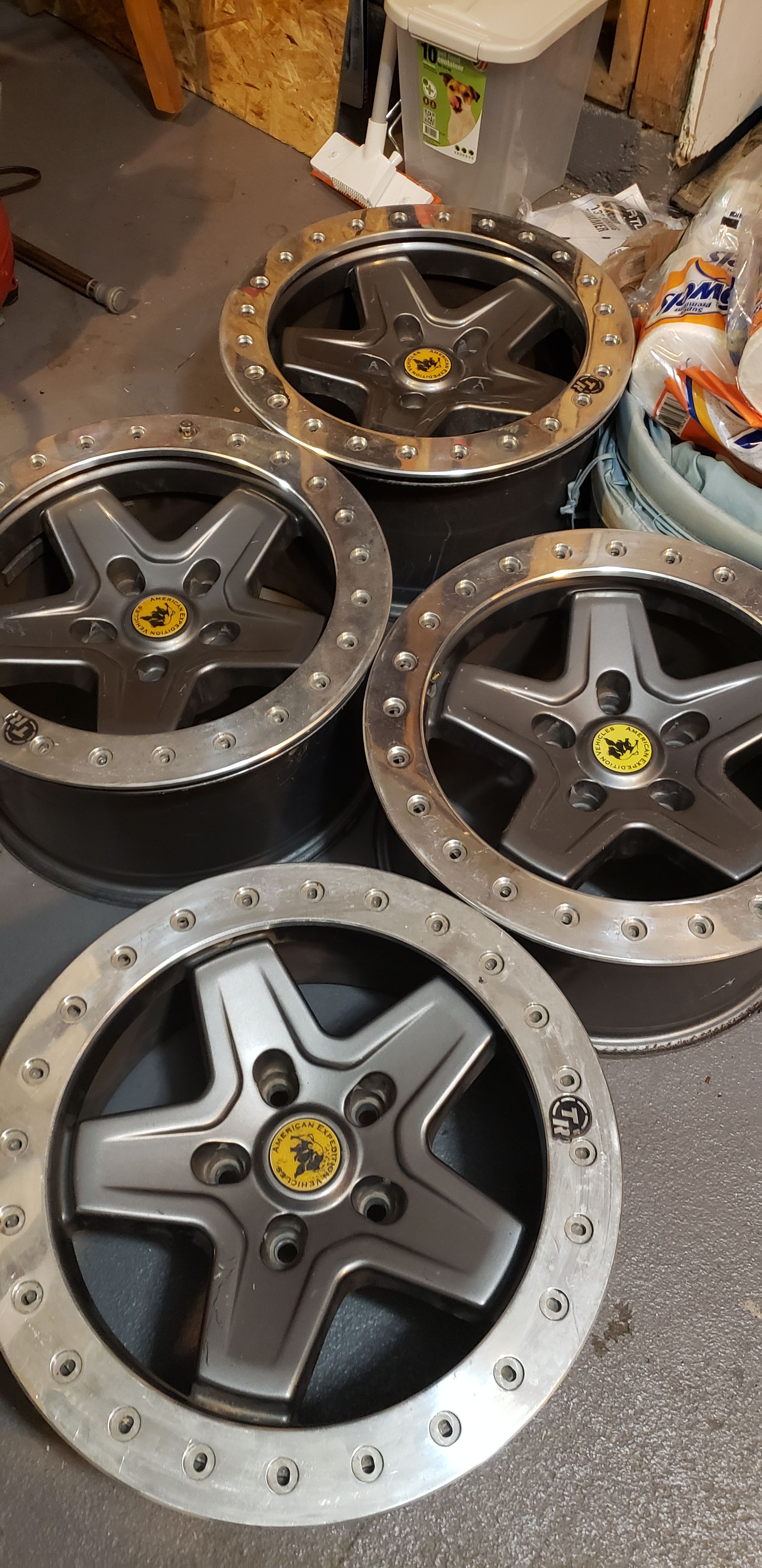 5 Aev pintler 17 inch beadlock wheels xj tj wj jk jl lj zj wj