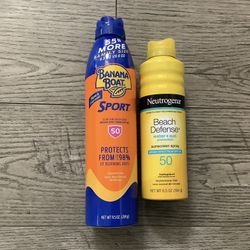 Banana Boat & Neutrogena SUNSCREEN