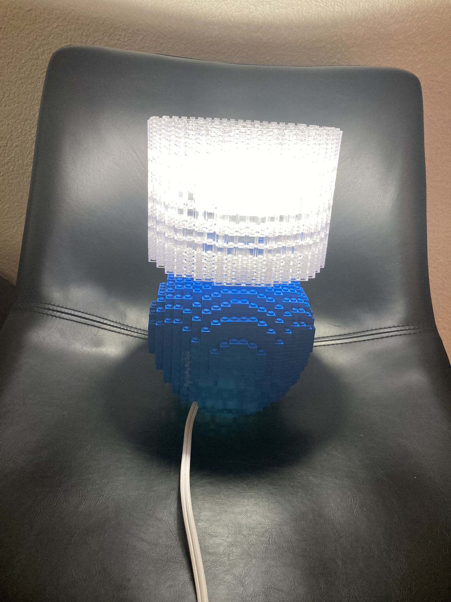 Blue Dyi Lego Lamp 