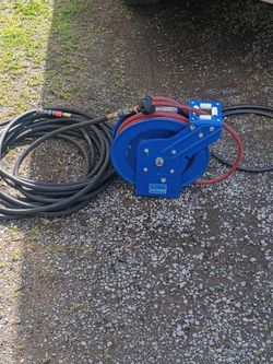 Air hose and reel for sale