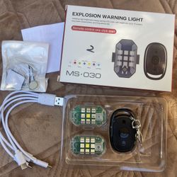 Led Anti-Collision Strobe Lights 7 Colors USB Charging Led Strobe Lights Drone for Night Flying Riding Car Motorcycle Bike Scooter Emergenc