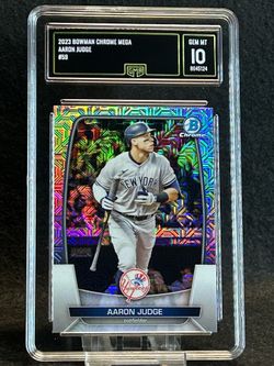 2023 Bowman Chrome Mega 💥 Aaron Judge 💥 GMA 10 💎 Mint - New York Yankees