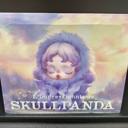 100% Authentic Labubu Pop Mart SKULLPANDA L'impressionnisme Series Plush Doll Whole Set (9 Plush)