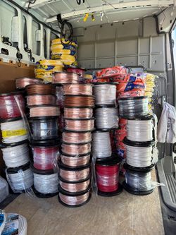 #1 #2 #3 #4 #6 #8 #10 #12 #14 Wire 500ft THHN Single Stranded Copper Cable (#8 500ft $230  price Of Each )