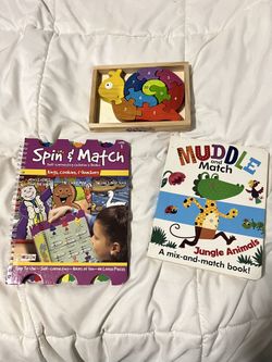 Usbourne Books And Puzzle 