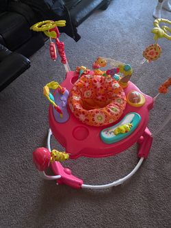 Fisher-Price Pink Petals Jumperoo Activity Center