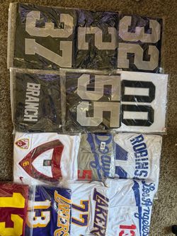 Jerseys, dodgers, bruins, usc, raiders, lakers all 3X new