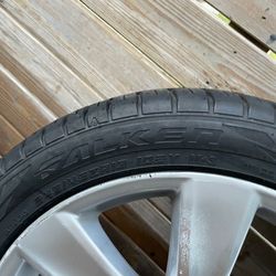 2007 - 2012 LEXUS LS460 LS460L LS600H FACTORY WHEEL RIM + TIRE 245/45 R19 OEM - QOI0A1 Auto Parts
