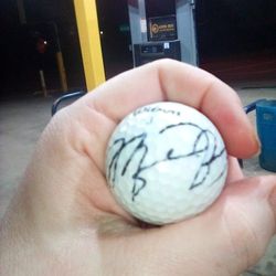Michael Jordan Signed Autograph Golf Ball Jordan 