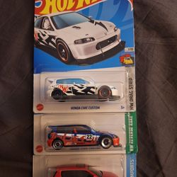Hotwheels honda lot of 3