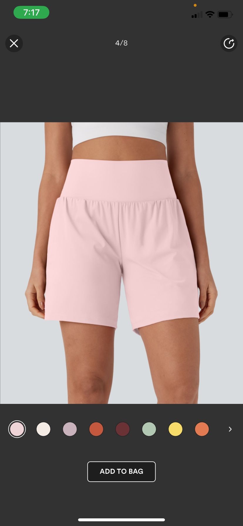 Softlyzeroâ„¢ Airy Super High Waisted 2-in-1 Cool Touch Yoga Shorts 7" with Pockets