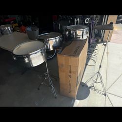 Timbales Yamaha Size 13/14 Complete Set Obo 
