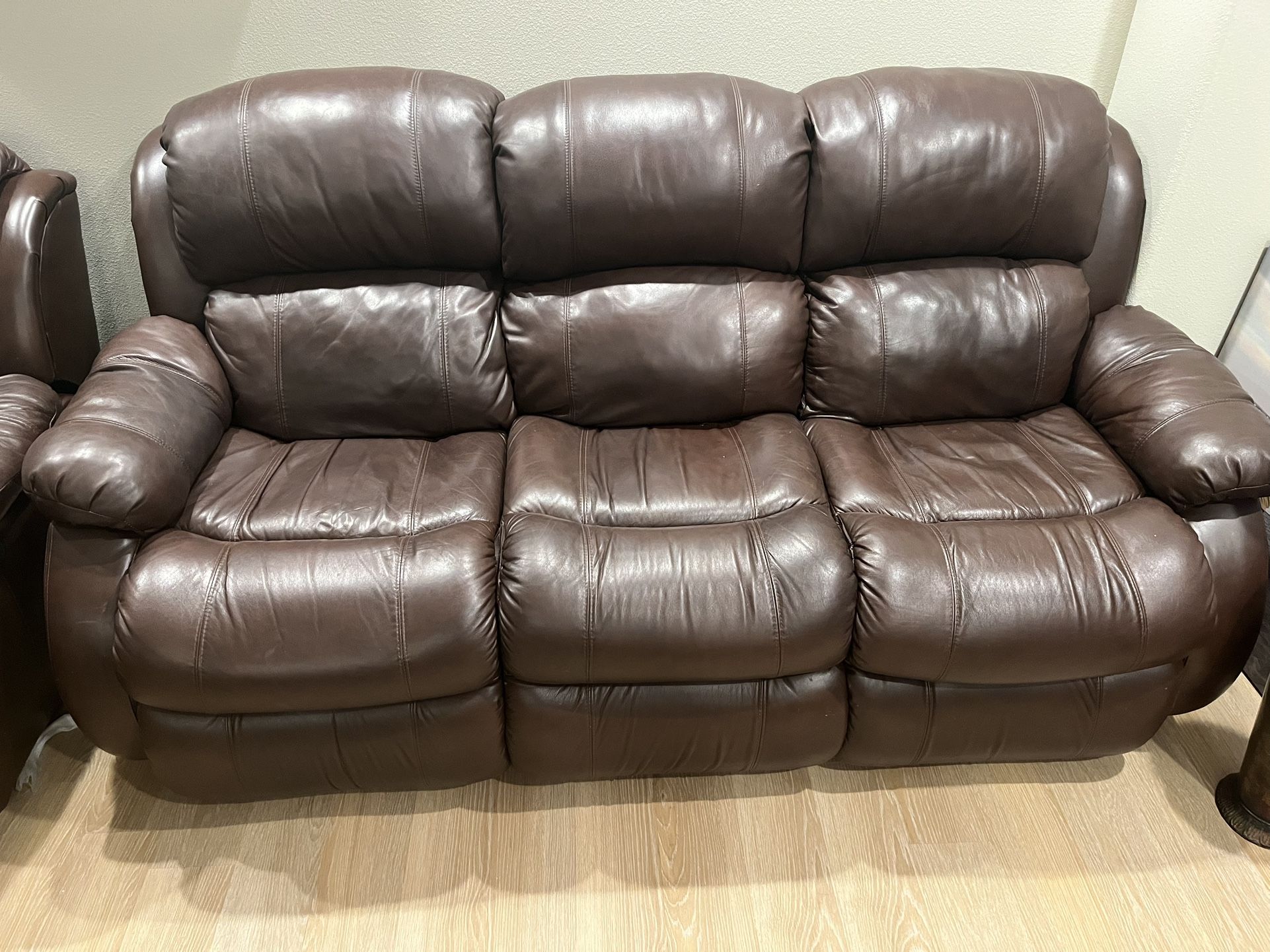 2 Leather Couches