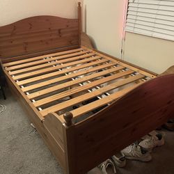 Full Size Wood Bed Frame