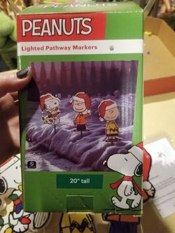 Peanuts Christmas Yard Lights Thumbnail