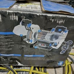 6" Bench Grinder Used Once Still Like New asking 50 Dollars For 