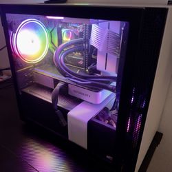 "STREAMS & GAMING PC | RTX 3060 Ti FE + i5-10600KF | 32GB RAM | 1TB NVMe | ROG STRIX | Liquid Cooled" 