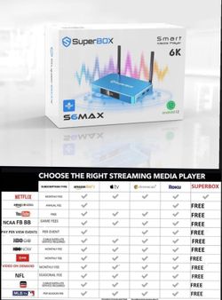 Superbox 1000s of Free Networks + Movie Channels And More!
