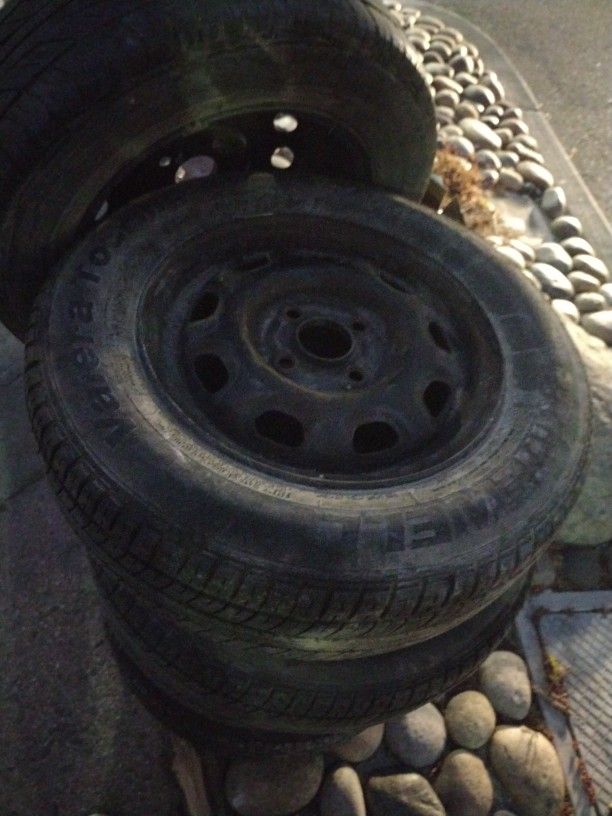Tires W Rims 175-70R13